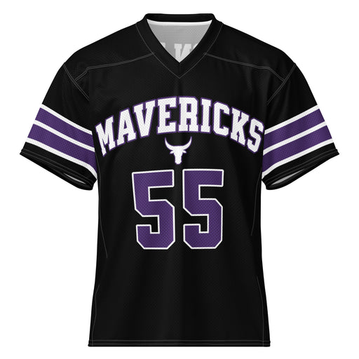 Morton Ranch High School Mavericks Football Jersey 55