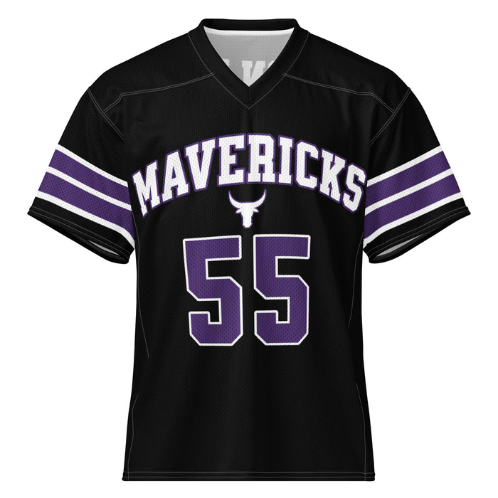 Morton Ranch High School Mavericks Football Jersey 55