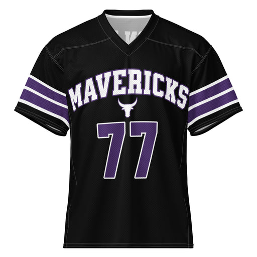 Morton Ranch High School Mavericks Football Jersey 77