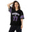 Woman wearing Morton Ranch High School Mavericks Football Jersey 77