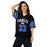 Woman wearing New Caney High School Eagles Football Jersey 33