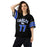 Woman wearing New Caney High School Eagles Football Jersey 77
