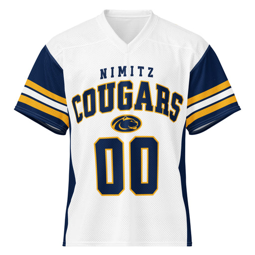 Nimitz High School Cougars Football Jersey 00