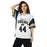 Woman wearing Nimitz High School Cougars Football Jersey 44