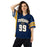 Woman wearing Nimitz High School Cougars Football Jersey 99