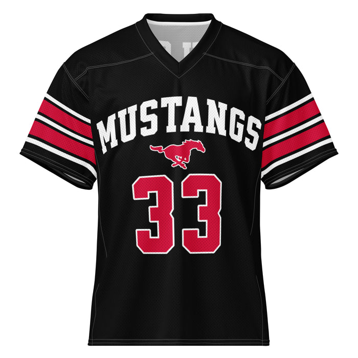 North Shore High School Mustangs Football Jersey 33