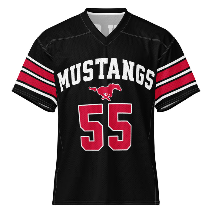 North Shore High School Mustangs Football Jersey 55