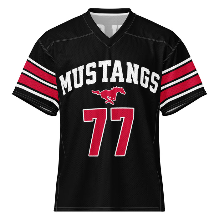 North Shore High School Mustangs Football Jersey 77