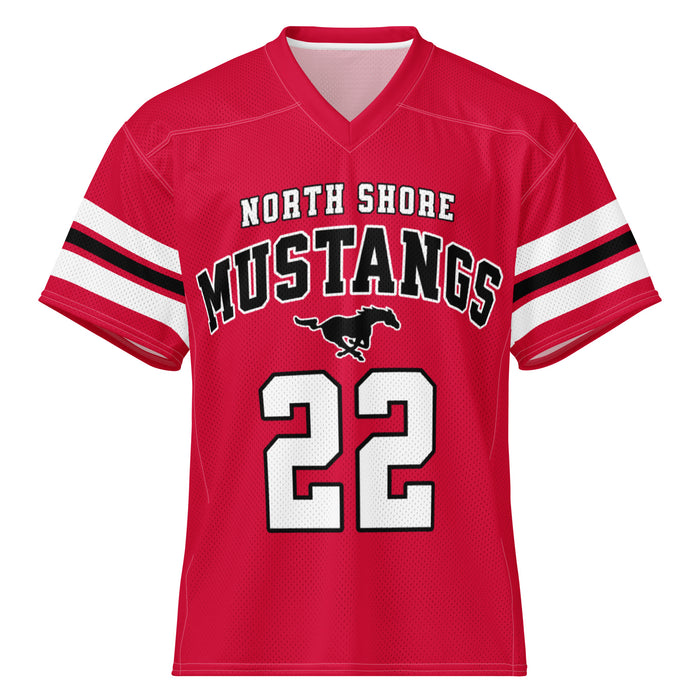 North Shore High School Mustangs Football Jersey 22
