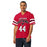Man wearing North Shore High School Mustangs Football Jersey 44