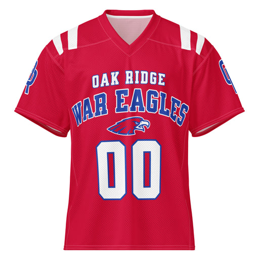 Oak Ridge High School War Eagles Football Jersey 00