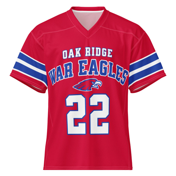 Oak Ridge High School War Eagles Football Jersey 22