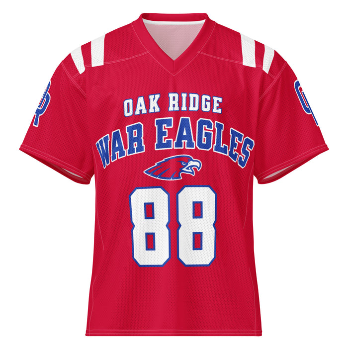 Oak Ridge High School War Eagles Football Jersey 88