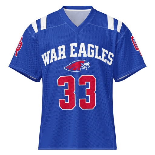 Oak Ridge High School War Eagles Football Jersey 33