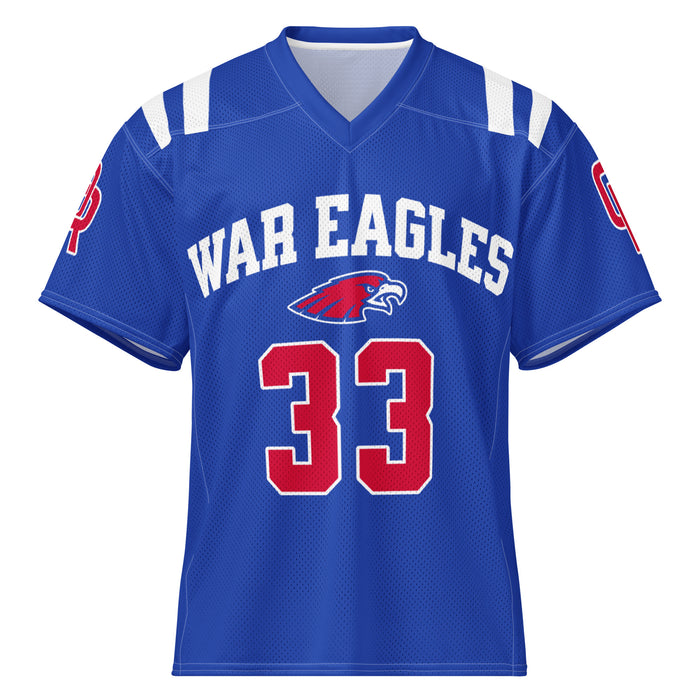 Oak Ridge High School War Eagles Football Jersey 33