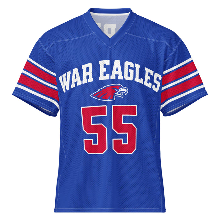 Oak Ridge High School War Eagles Football Jersey 55