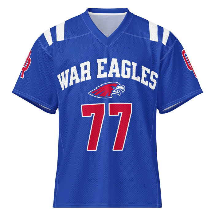 Oak Ridge High School War Eagles Football Jersey 77