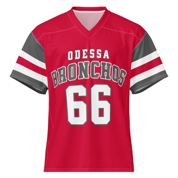 Odessa High School Bronchos Football Jersey 66