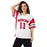 Woman wearing Odessa High School Bronchos Football Jersey 11