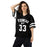 Woman wearing Permian High School Panthers Football Jersey 33