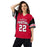Woman wearing Porter High School Spartans Football Jersey 22
