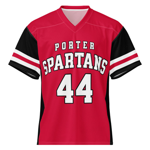 Porter High School Spartans Football Jersey 44