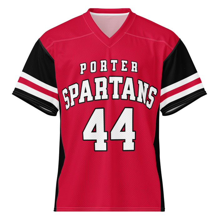 Porter High School Spartans Football Jersey 44