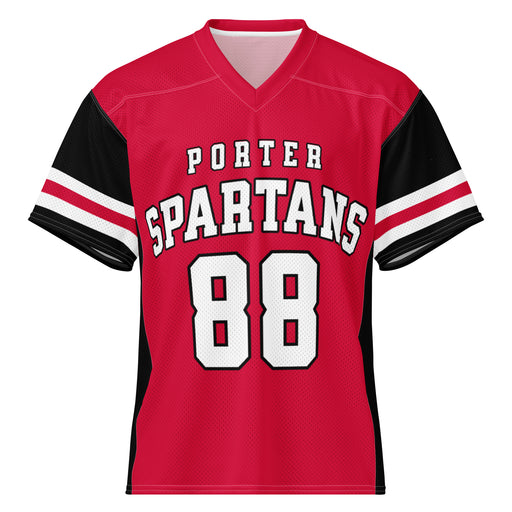 Porter High School Spartans Football Jersey 88