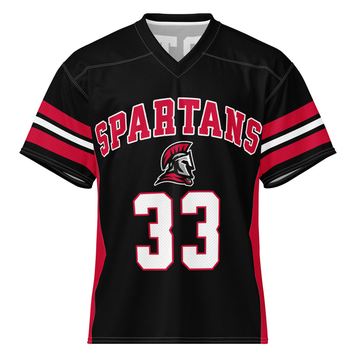 Porter High School Spartans Football Jersey 33