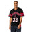 Man wearing Porter High School Spartans Football Jersey 33