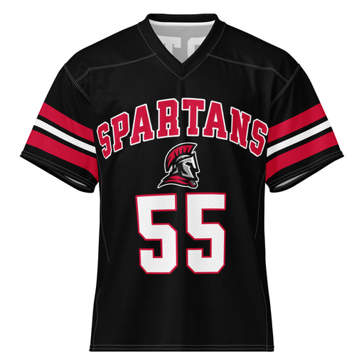 Porter High School Spartans Football Jersey 55