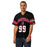 Man wearing Porter High School Spartans Football Jersey 99