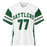 Reagan High School Rattlers Football Jersey 77