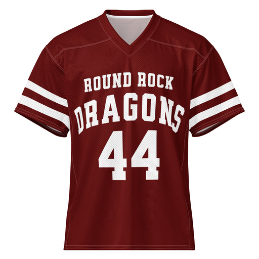 Round Rock High School Dragons Football Jersey 44