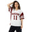 Woman wearing Round Rock High School Dragons Football Jersey 11