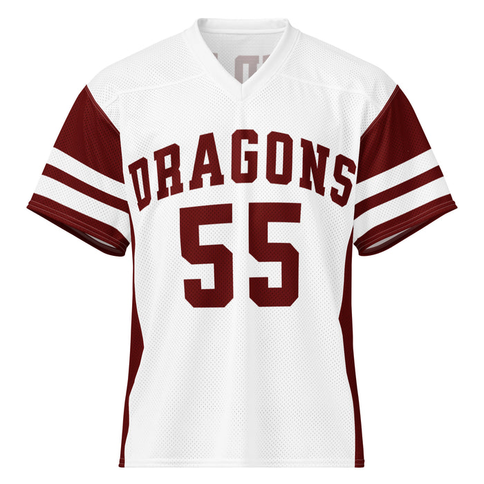 Round Rock High School Dragons Football Jersey 55