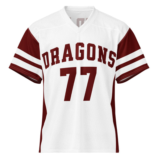 Round Rock High School Dragons Football Jersey 77