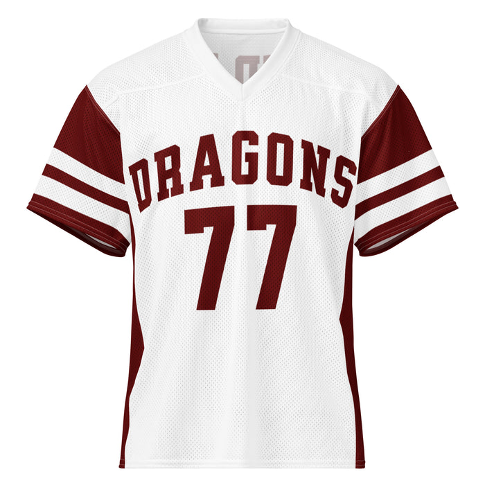 Round Rock High School Dragons Football Jersey 77