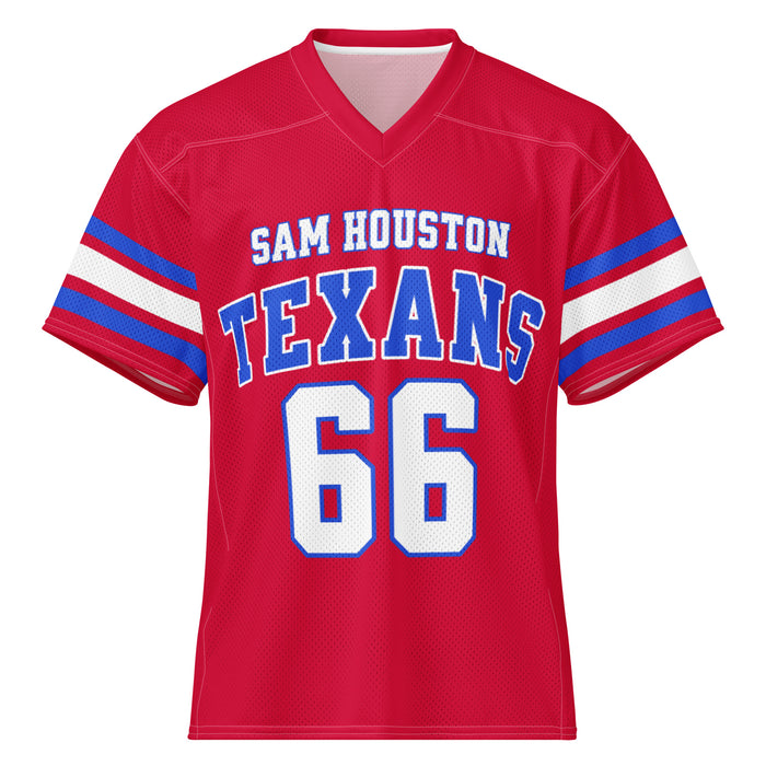 Sam Houston High School Texans Football Jersey 66