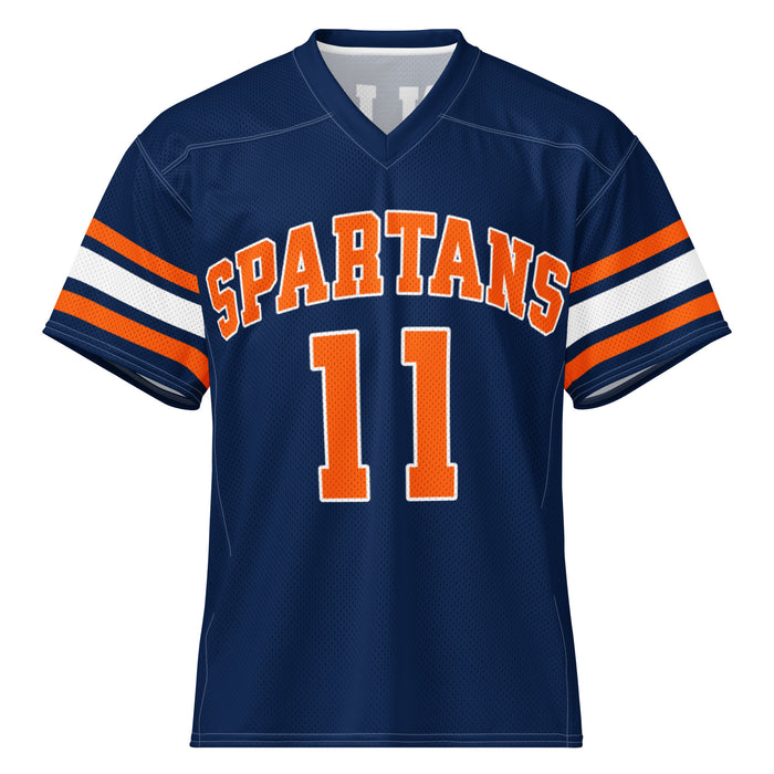 Seven Lakes High School Spartans Football Jersey 11