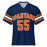 Seven Lakes High School Spartans Football Jersey 55