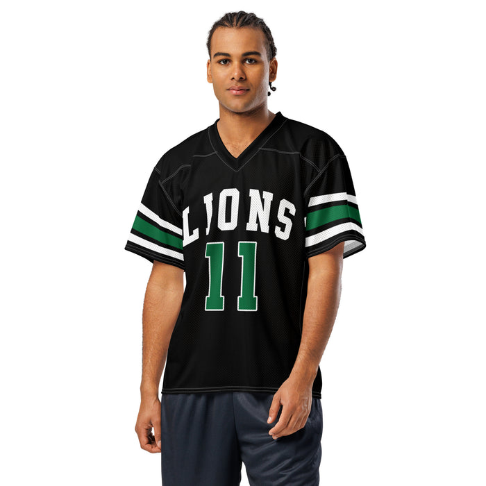Man wearing Spring High School Lions Football Jersey 11