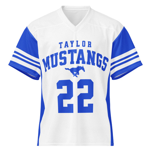 Taylor High School Mustangs Football Jersey 22