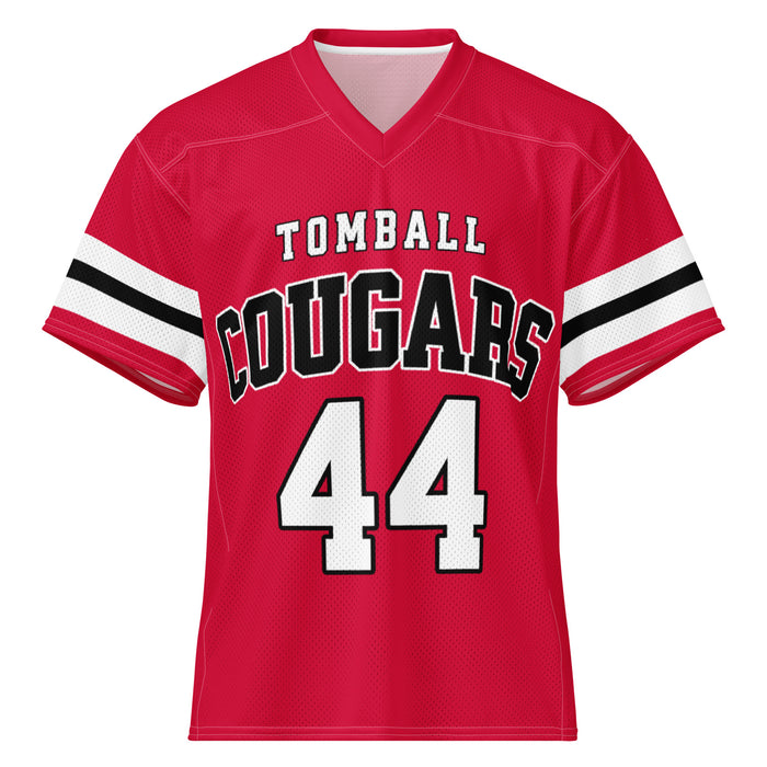 Tomball High School Cougars Football Jersey 44