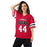 Woman wearing Tomball High School Cougars Football Jersey 44