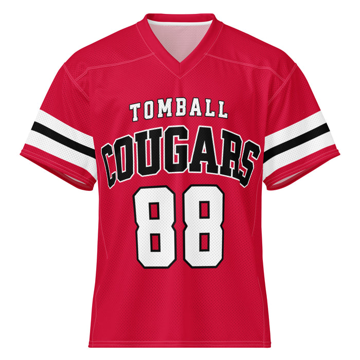 Tomball High School Cougars Football Jersey 88