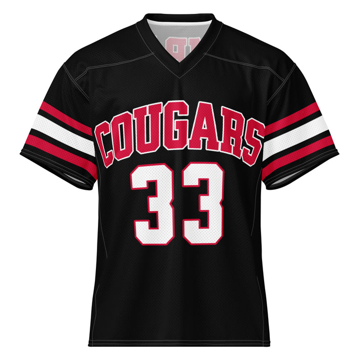 Tomball High School Cougars Football Jersey 33