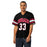 Man wearing Tomball High School Cougars Football Jersey 33