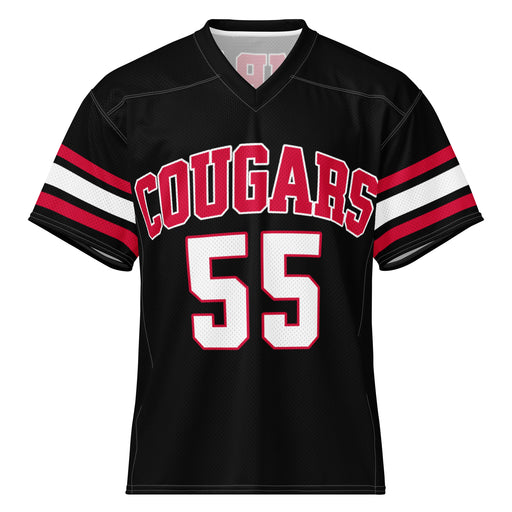 Tomball High School Cougars Football Jersey 55