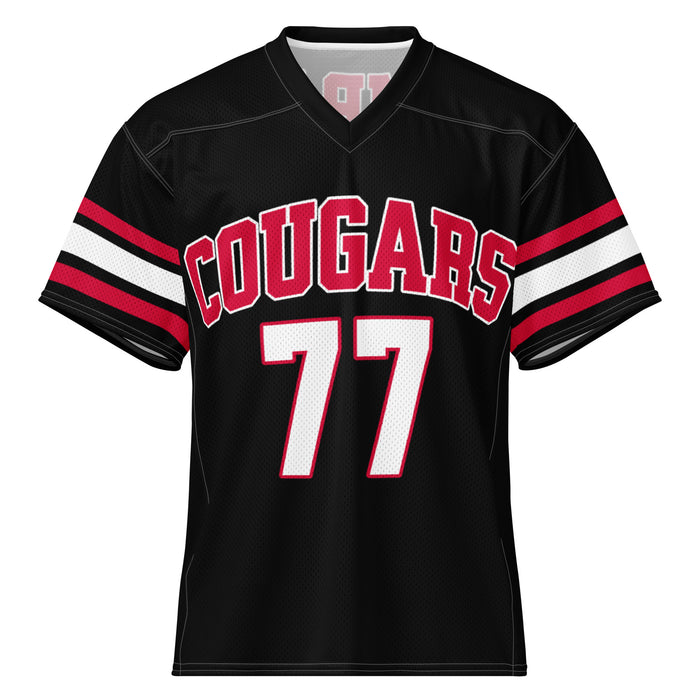 Tomball High School Cougars Football Jersey 77